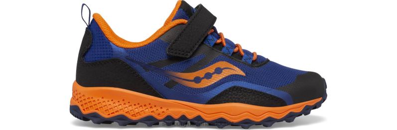 peregrine 12 shield a/c sneaker kinderen Saucony64BDR879 marine/oranje