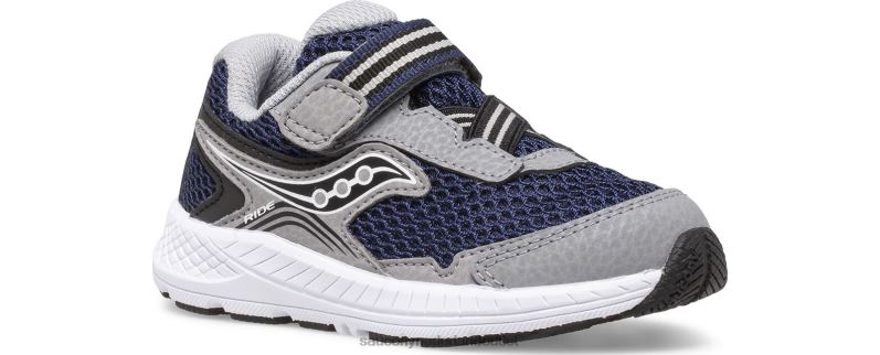 rit 10 jr. sneaker kinderen Saucony64BDR965 marine/grijs