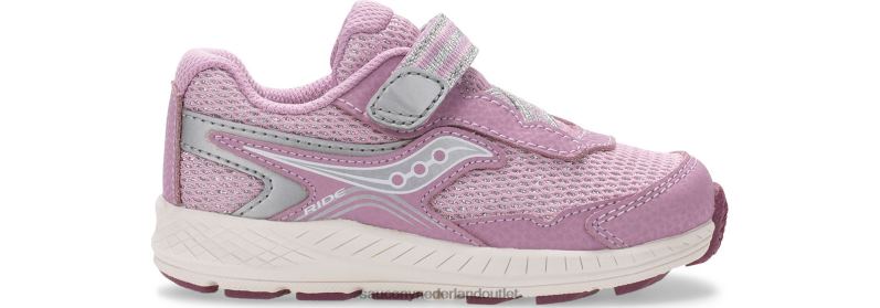 rit 10 jr. sneaker kinderen Saucony64BDR967 roze metaal