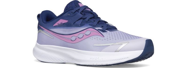 rit 15 sneaker kinderen Saucony64BDR1033 paars/indigo