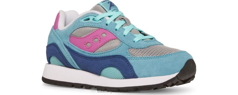 schaduw 6000 sneaker kinderen Saucony64BDR1025 aqua/bes
