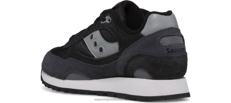 schaduw 6000 sneaker kinderen Saucony64BDR1026 zwart