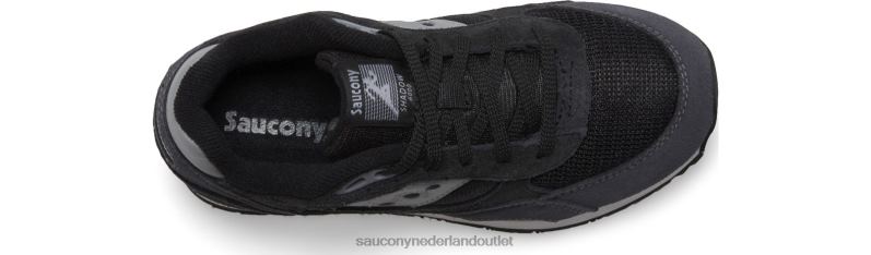schaduw 6000 sneaker kinderen Saucony64BDR1026 zwart