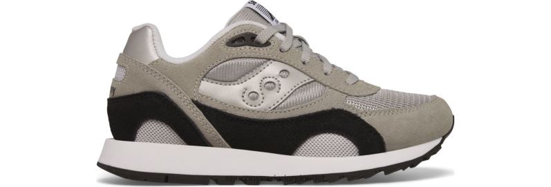 schaduw 6000 sneaker kinderen Saucony64BDR1029 grijs wit