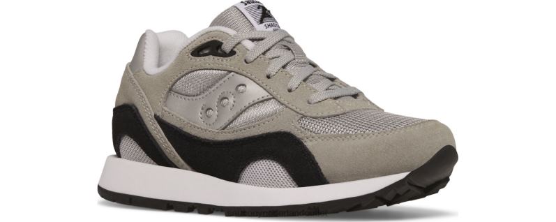schaduw 6000 sneaker kinderen Saucony64BDR1029 grijs wit