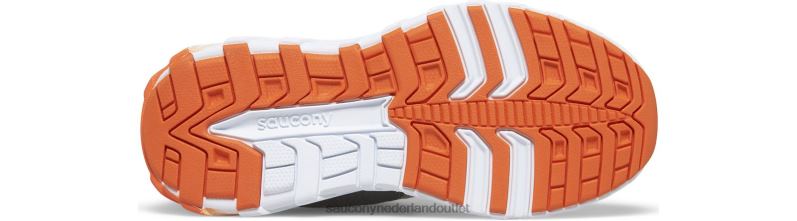 wind 2.0 a/c sneaker kinderen Saucony64BDR872 grijs/oranje