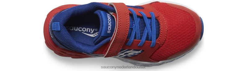 wind 2.0 a/c sneaker kinderen Saucony64BDR878 rood blauw
