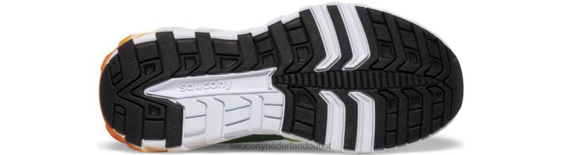 wind 2.0 vetersneaker kinderen Saucony64BDR938 groen/oranje