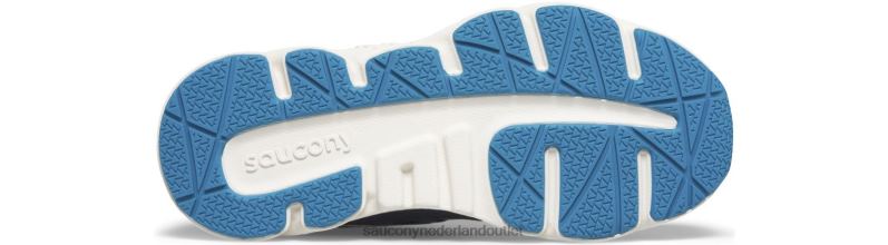 windscherm 3.0 sneaker kinderen Saucony64BDR1009 marine/grijs/turq