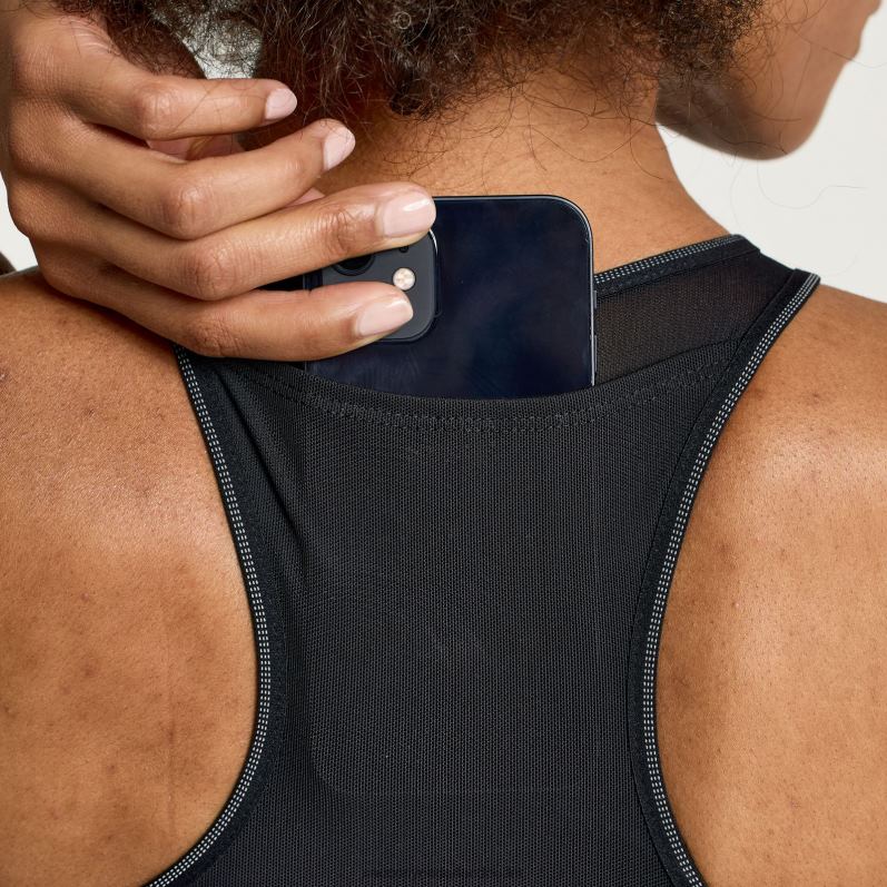 top bh top vrouwen Saucony64BDR802 zwart