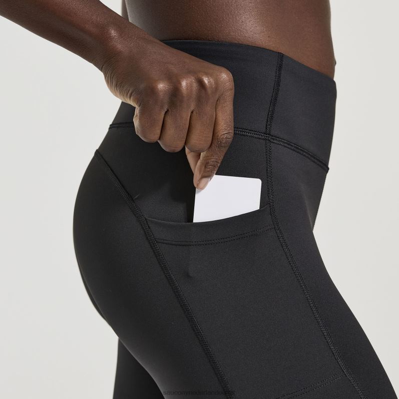 versterk gewas strak vrouwen Saucony64BDR812 zwart