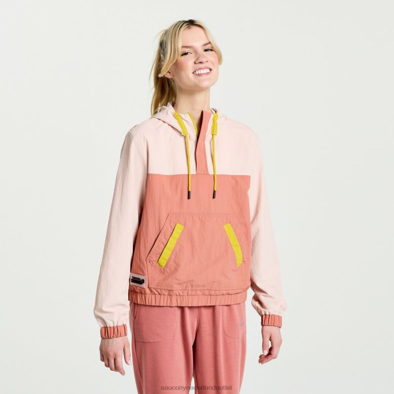rustte anorak vrouwen Saucony64BDR712 sepia roos