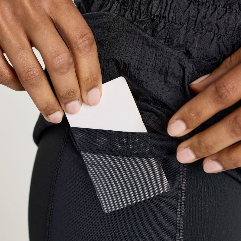 elevate 4 2-in-1 kort vrouwen Saucony64BDR822 zwart