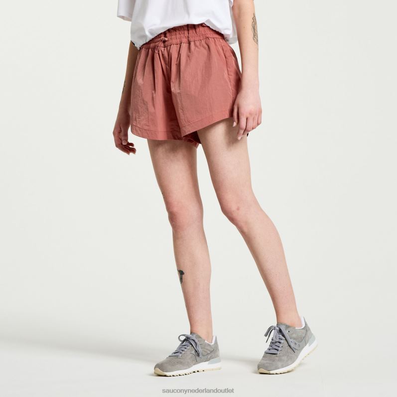 kort ontspannen vrouwen Saucony64BDR856 roet