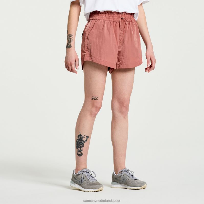 kort ontspannen vrouwen Saucony64BDR856 roet