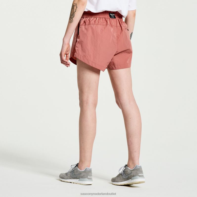 kort ontspannen vrouwen Saucony64BDR856 roet