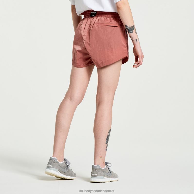 kort ontspannen vrouwen Saucony64BDR856 roet