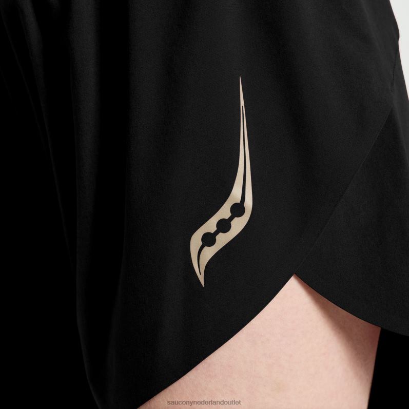 pinnacle 2.5 kort vrouwen Saucony64BDR843 zwart