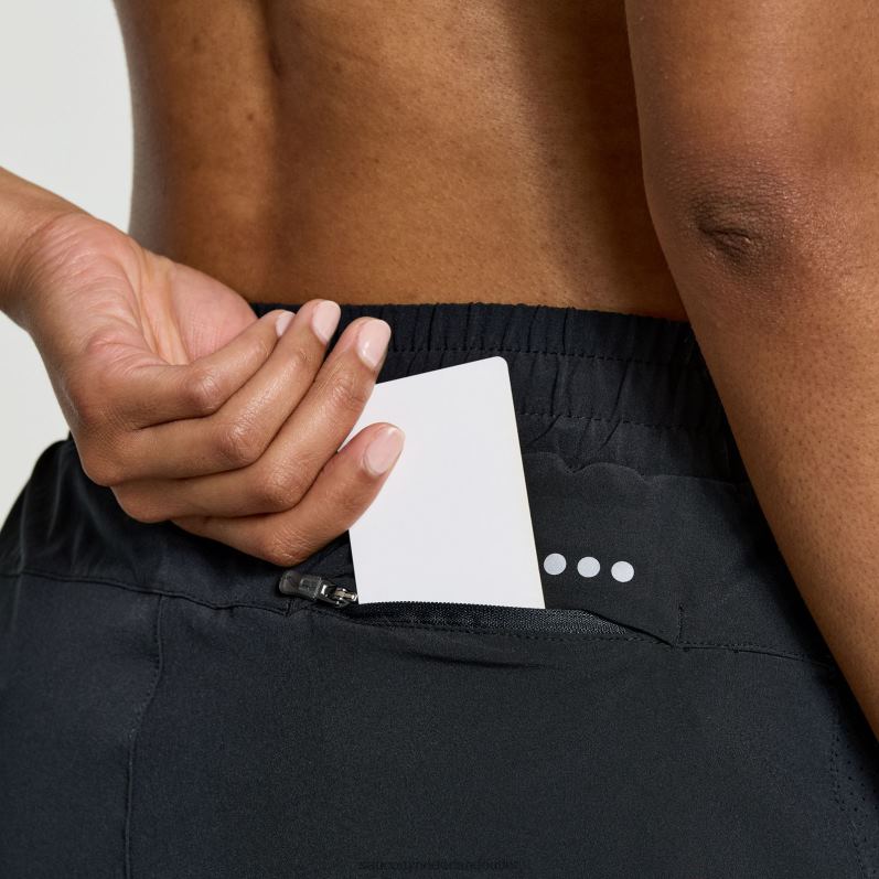 sneller dan 3 kort vrouwen Saucony64BDR841 zwart