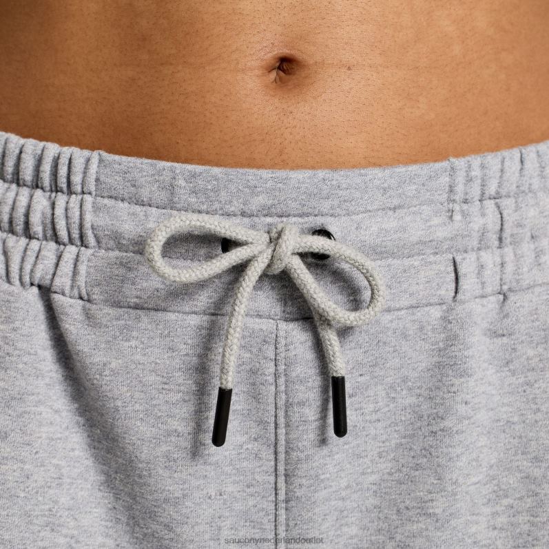 uitgerust zweet kort vrouwen Saucony64BDR831 lichtgrijze heideafbeelding