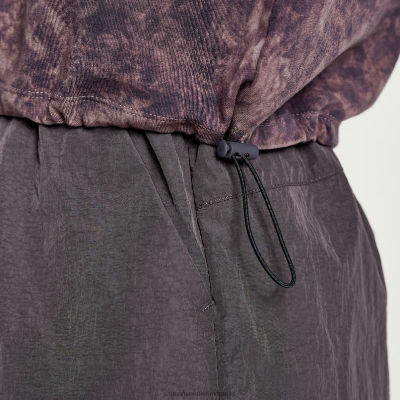 afwikkelen crop korte mouw vrouwen Saucony64BDR766 basalt