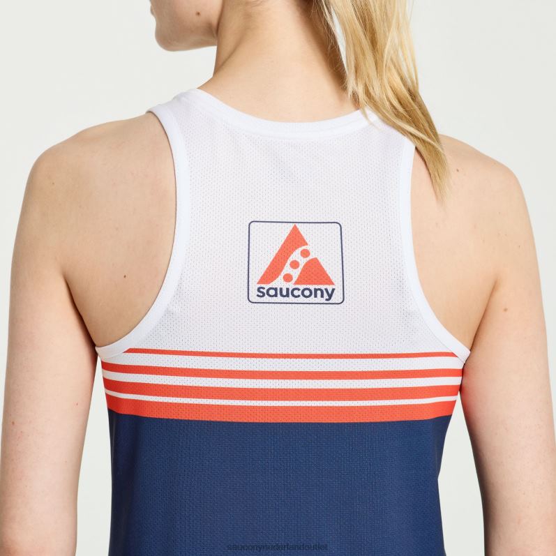 boston stopwatch singlet vrouwen Saucony64BDR775 Boston 2023