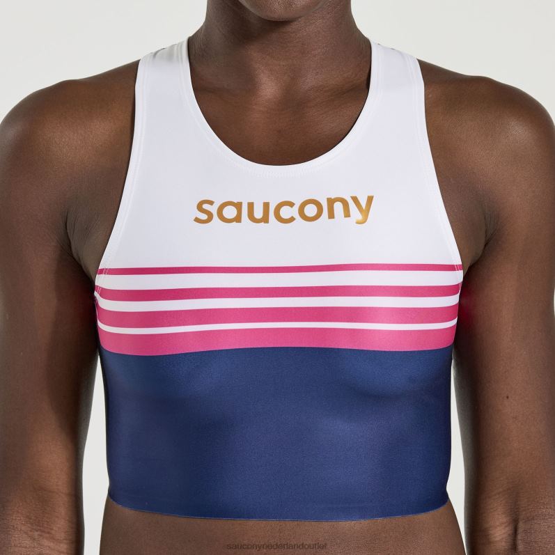 elite crop-top vrouwen Saucony64BDR757 sodaliet