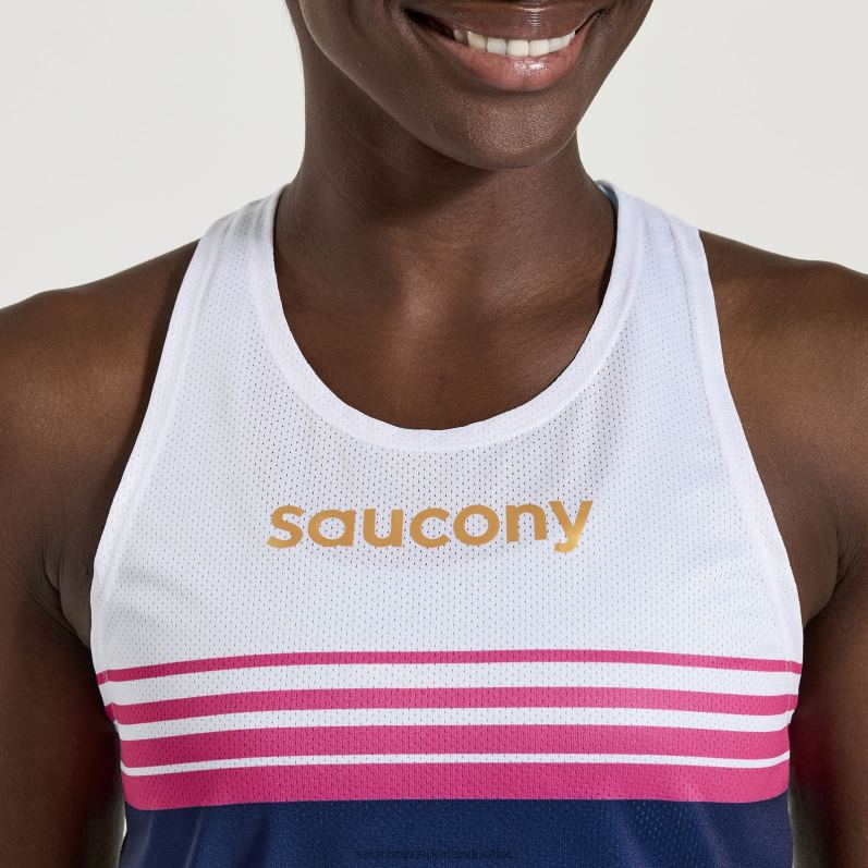 elite singlet vrouwen Saucony64BDR755 sodaliet