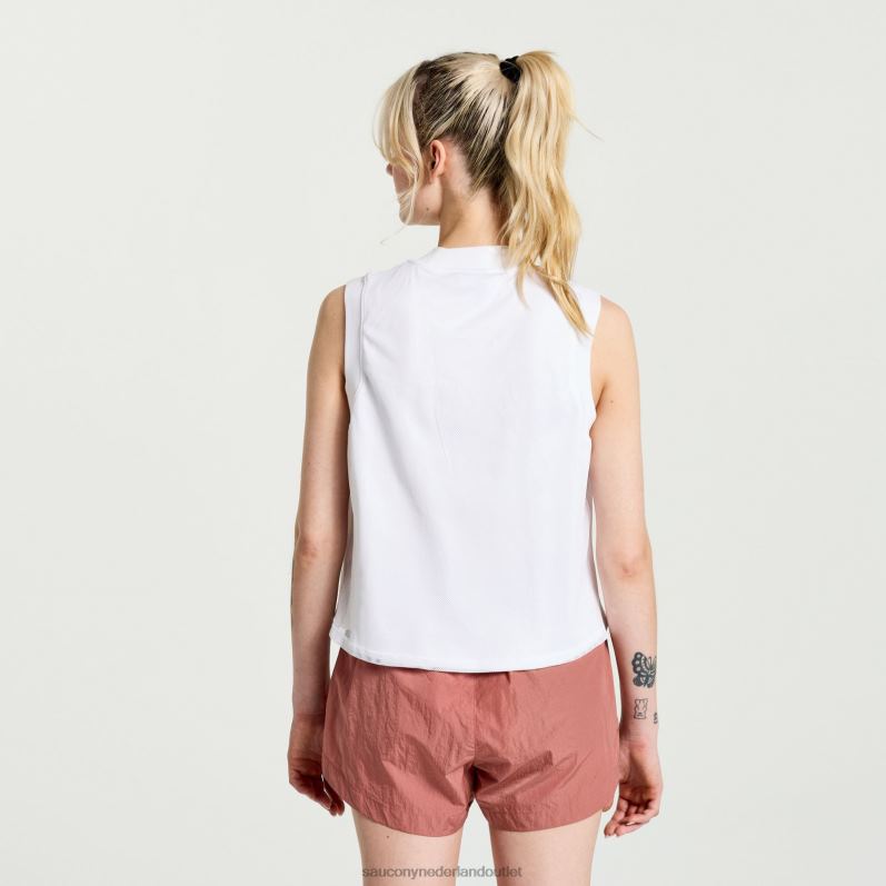 mouwloos afwikkelen vrouwen Saucony64BDR753 wit