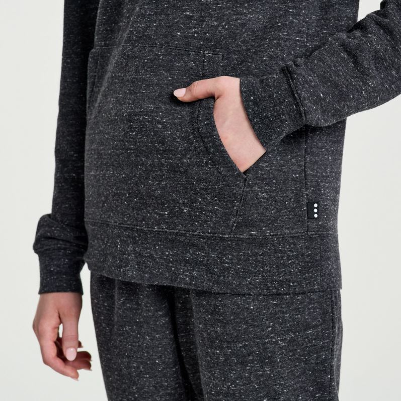 rust hoodie vrouwen Saucony64BDR794 zwarte heide afbeelding