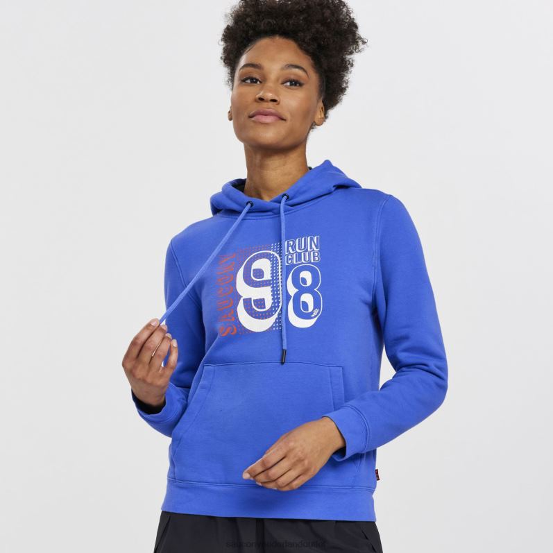 rust hoodie vrouwen Saucony64BDR796 blauwe raz