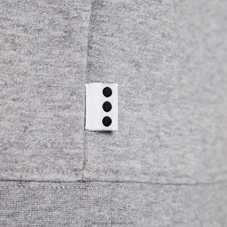 rustende ronde hals vrouwen Saucony64BDR779 lichtgrijze heideafbeelding