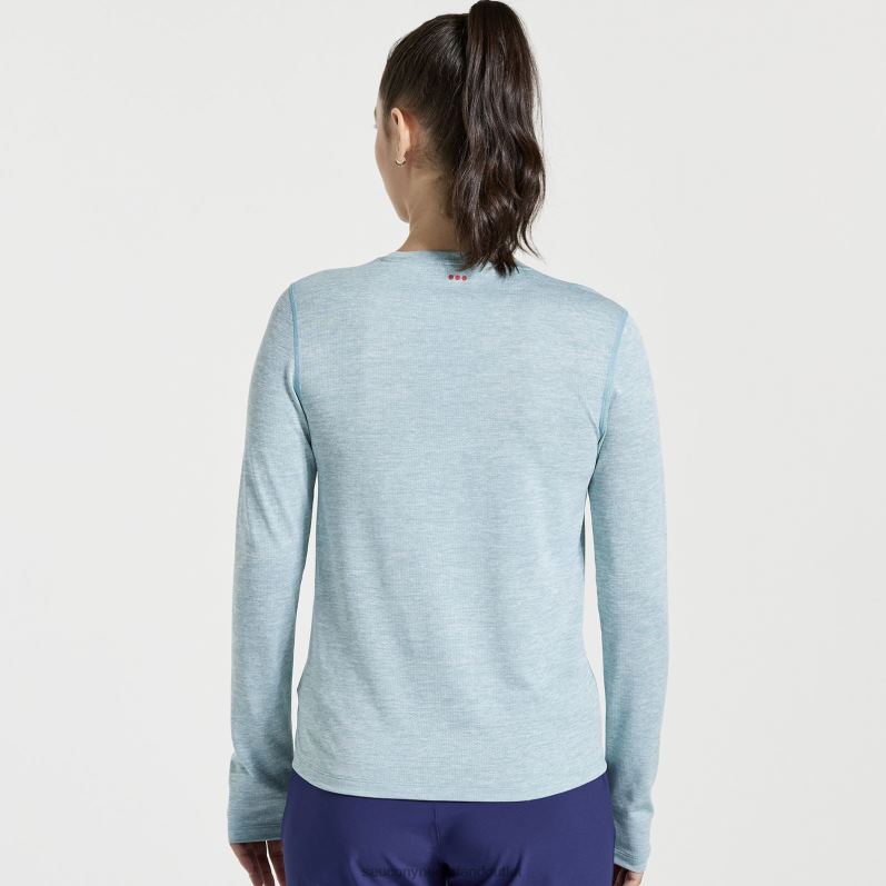 stopwatch lange mouw vrouwen Saucony64BDR745 regen heide