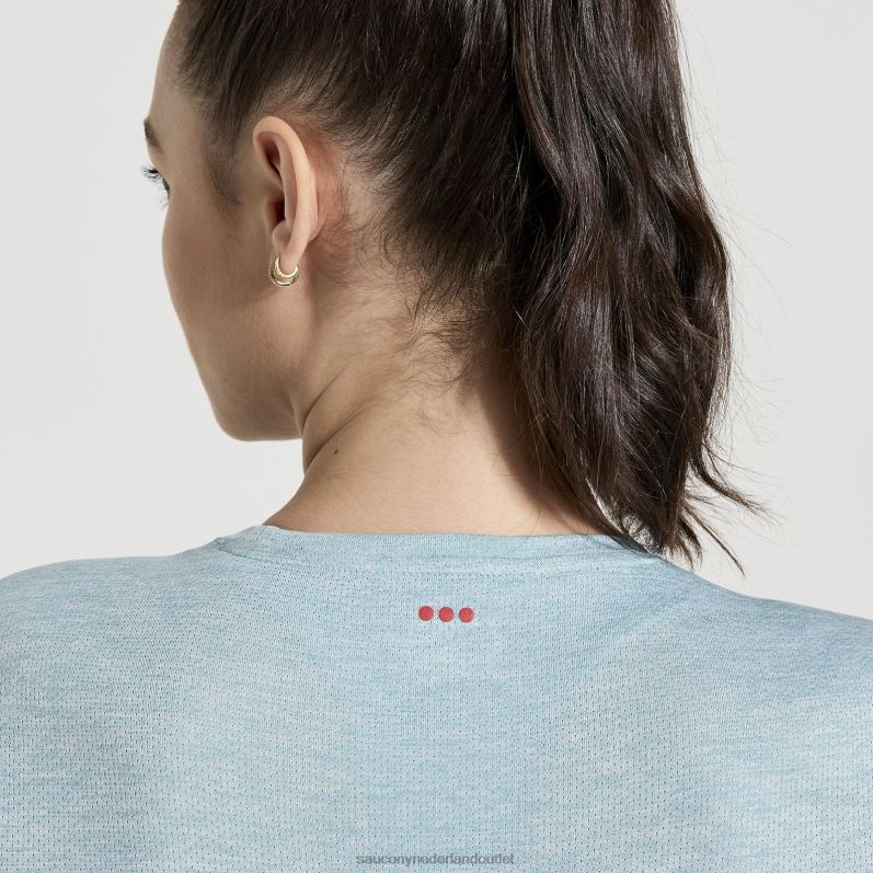 stopwatch lange mouw vrouwen Saucony64BDR745 regen heide