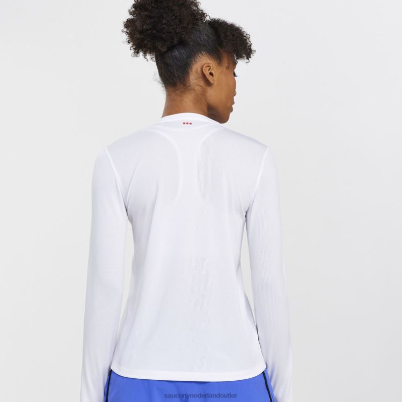 stopwatch lange mouw vrouwen Saucony64BDR748 wit