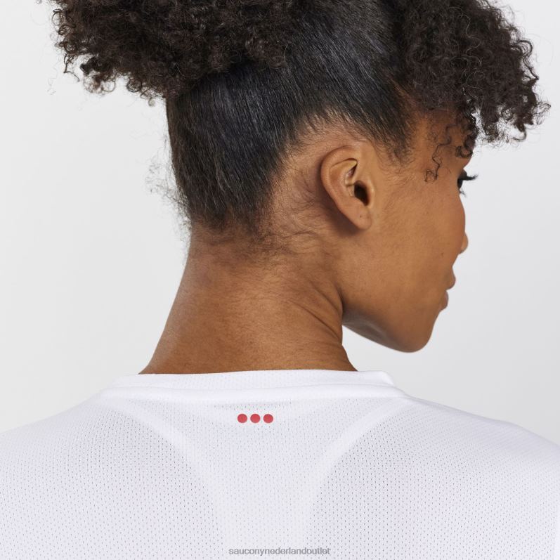 stopwatch lange mouw vrouwen Saucony64BDR748 wit
