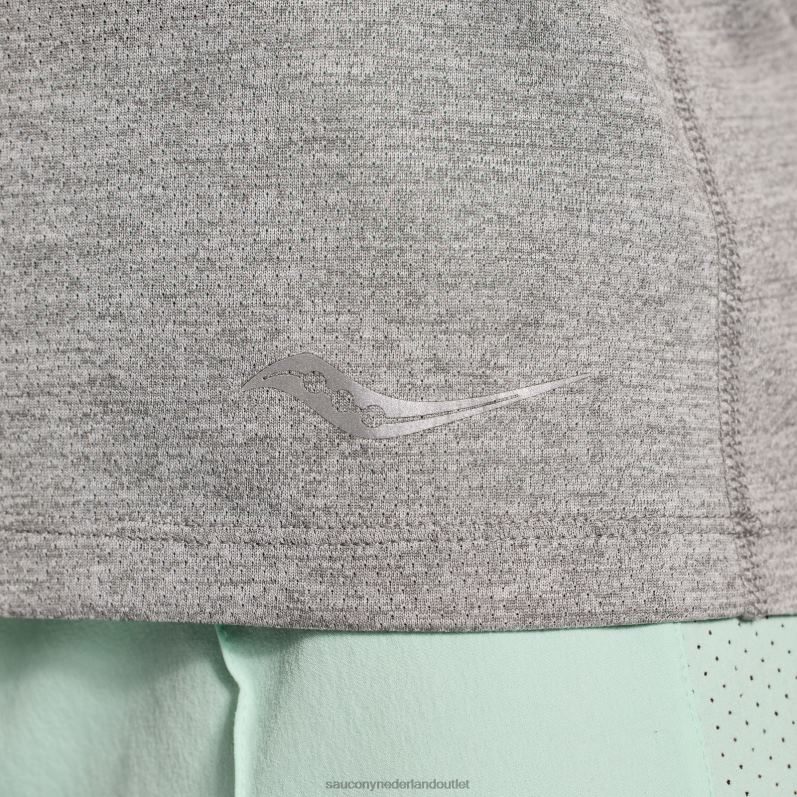 stopwatch singlet vrouwen Saucony64BDR720 lichtgrijze heide