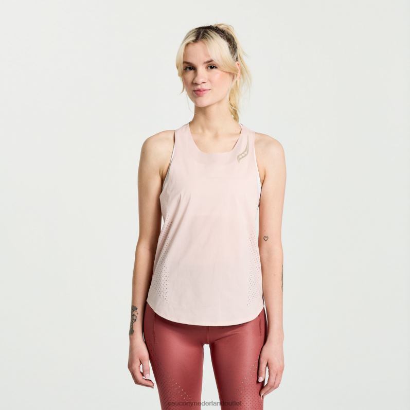top tank vrouwen Saucony64BDR725 sepia roos