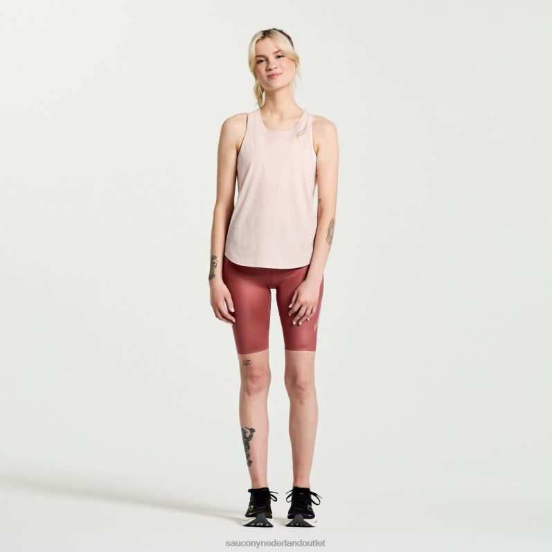 top tank vrouwen Saucony64BDR725 sepia roos