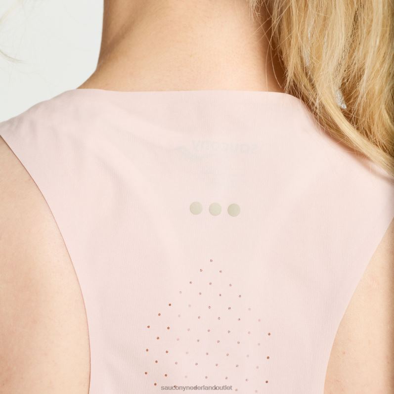 top tank vrouwen Saucony64BDR725 sepia roos