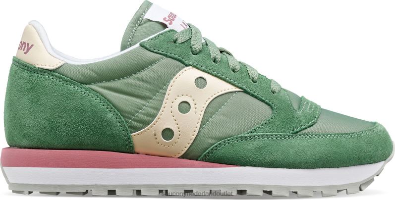 jazz origineel vrouwen Saucony64BDR693 smaragd/crème