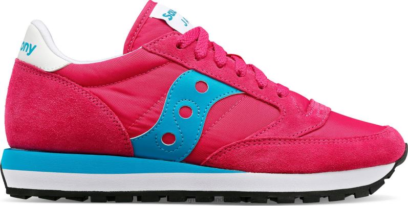 jazz origineel vrouwen Saucony64BDR694 fuchsia/blauw