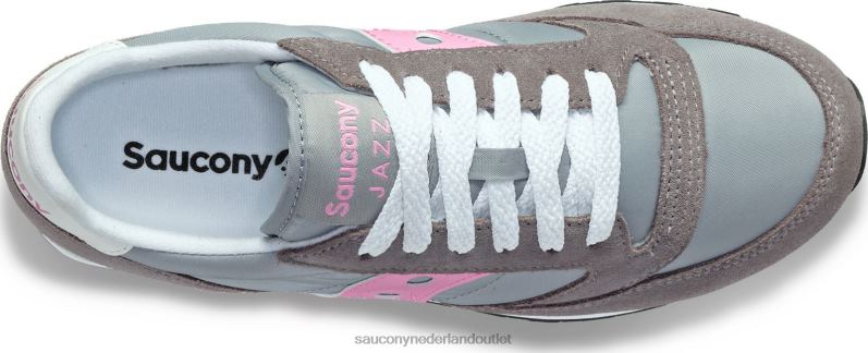 jazz origineel vrouwen Saucony64BDR695 grijs/roze