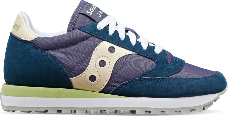 jazz origineel vrouwen Saucony64BDR696 marine/creme