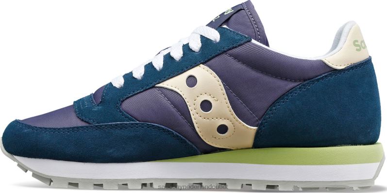 jazz origineel vrouwen Saucony64BDR696 marine/creme