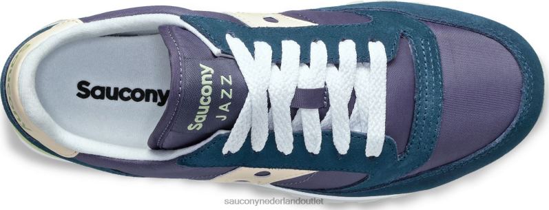 jazz origineel vrouwen Saucony64BDR696 marine/creme