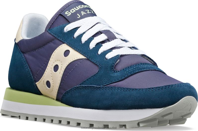 jazz origineel vrouwen Saucony64BDR696 marine/creme