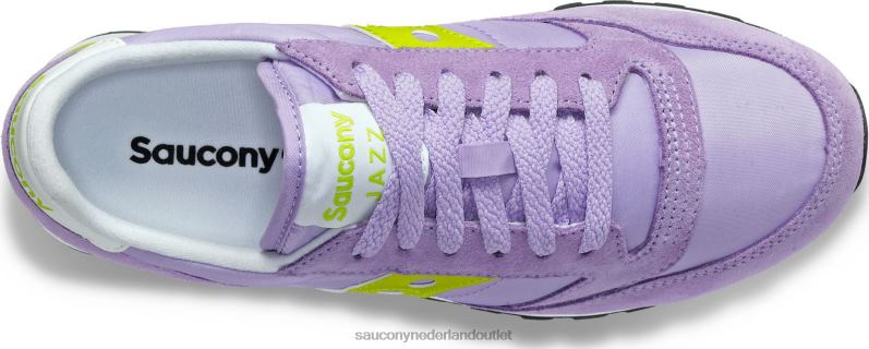 jazz origineel vrouwen Saucony64BDR699 violet/limoen