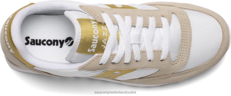 jazz origineel vrouwen Saucony64BDR700 wit goud