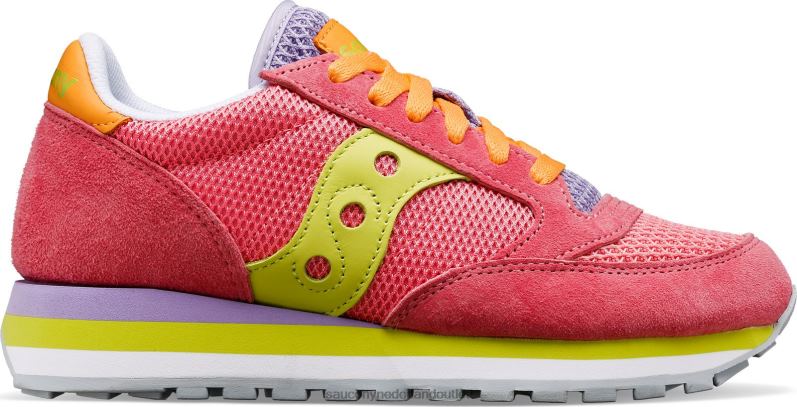 jazz triple zomer vrouwen Saucony64BDR668 lichtroze/limoen